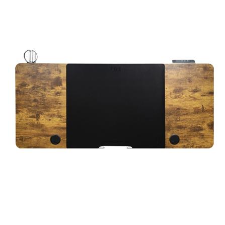 โต๊ะเกมมิ่งปรับระดับ EGA GD7 สีดำ/ลายไม้_3