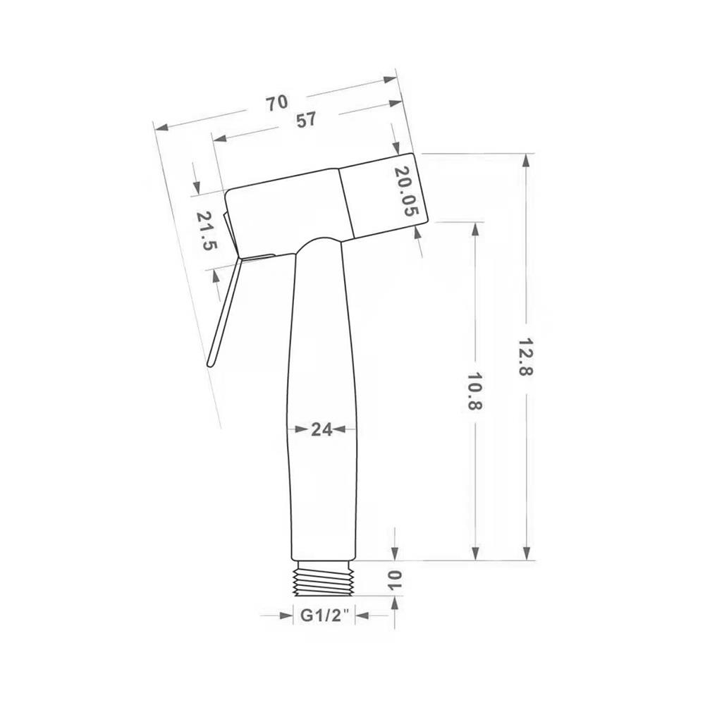 สายฉีดชำระสเตนเลสครบชุด NOVABATH NVB-SY011S