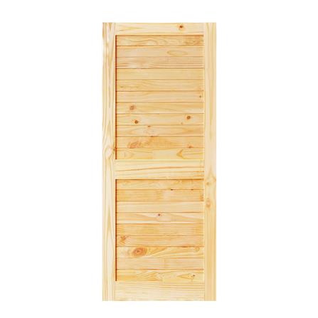 ประตูไม้ดักลาสเฟอร์ ไม่เจาะลูกบิด D2D EZERO26 80x180 ซม. สีธรรมชาติ_0