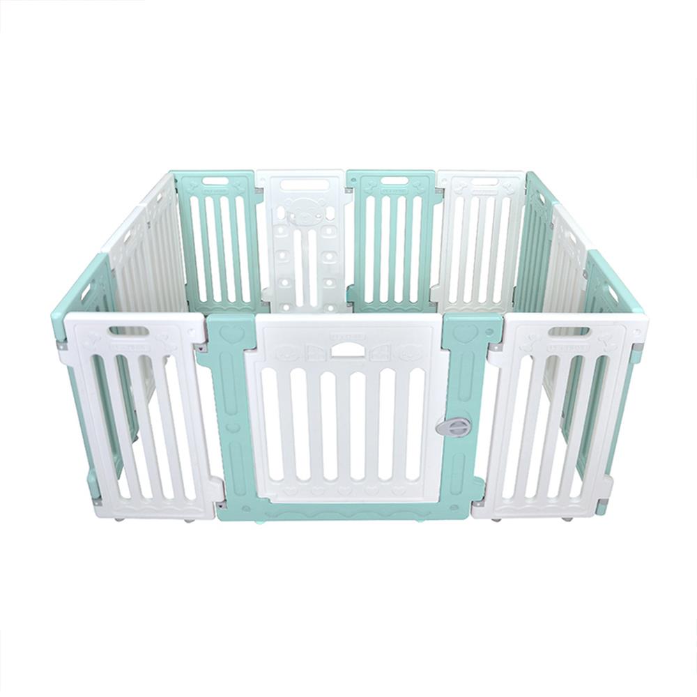 คอกกั้นสุนัขเพ็ทโฮม HOSTAIL ไซซ์ M สีเขียว/ขาว