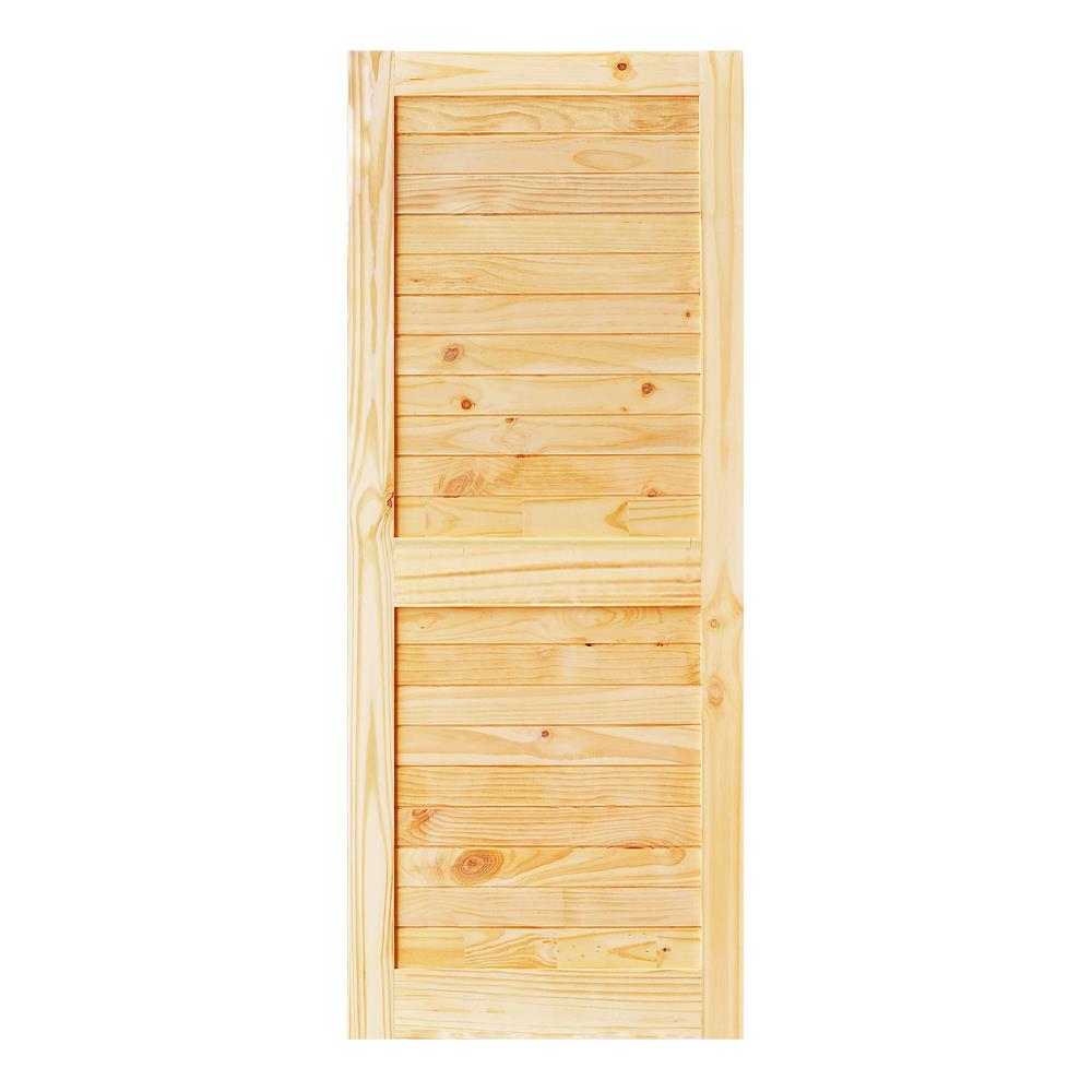 ประตูไม้ดักลาสเฟอร์ D2D EZERO26 70X200 ซม. สีธรรมชาติ ไม่เจาะลูกบิด