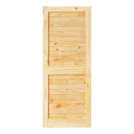 ประตูไม้ดักลาสเฟอร์ D2D EZERO26 70X200 ซม. สีธรรมชาติ ไม่เจาะลูกบิด