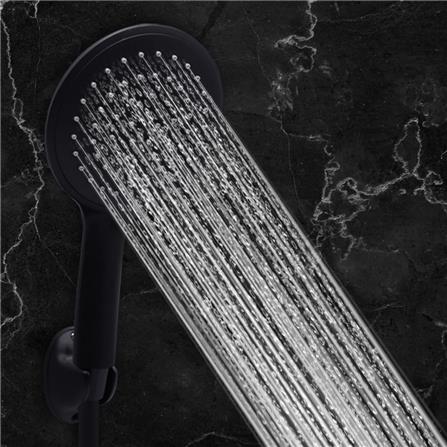 ชุดฝักบัวสายอ่อน 1 ระดับ HONS รุ่น SS115-BK สีดำ_2