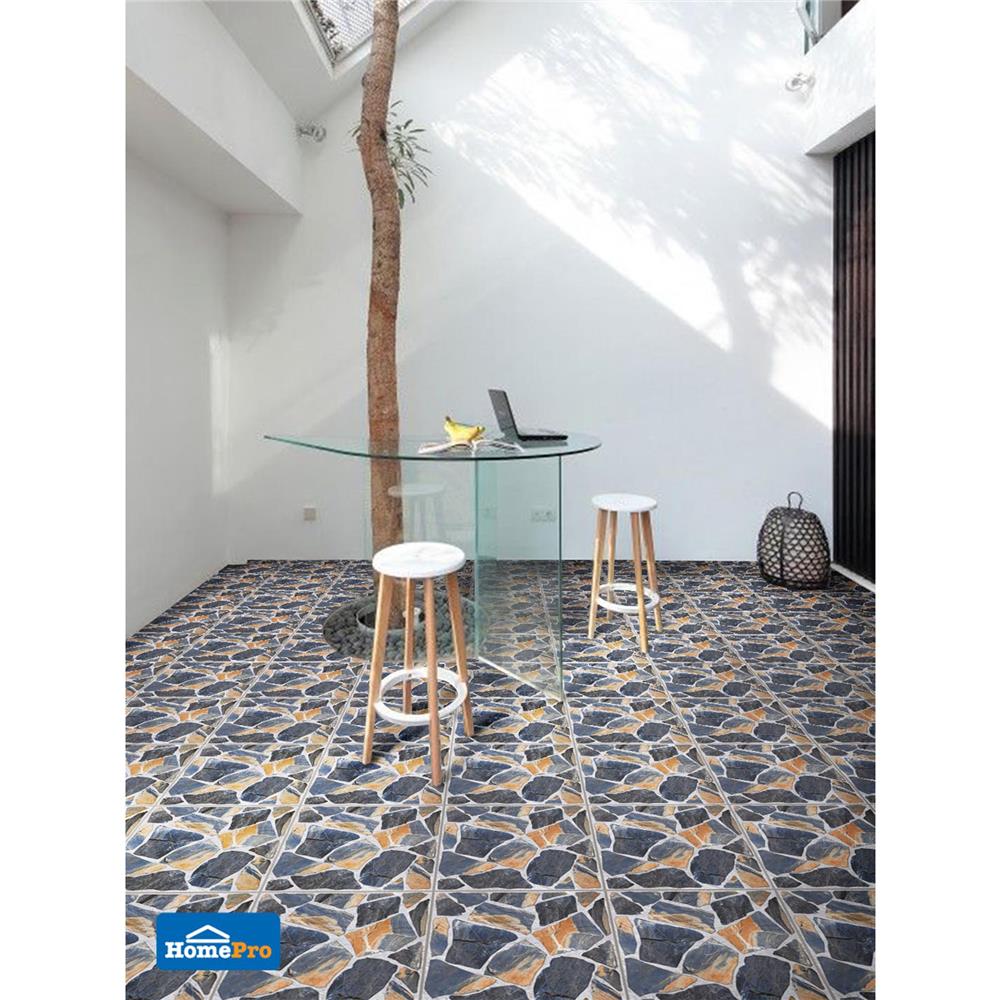 กระเบื้องพื้น 16x16 นิ้ว ภูผา กาเลราส สโตน มิกซ์ PM 0.96M2