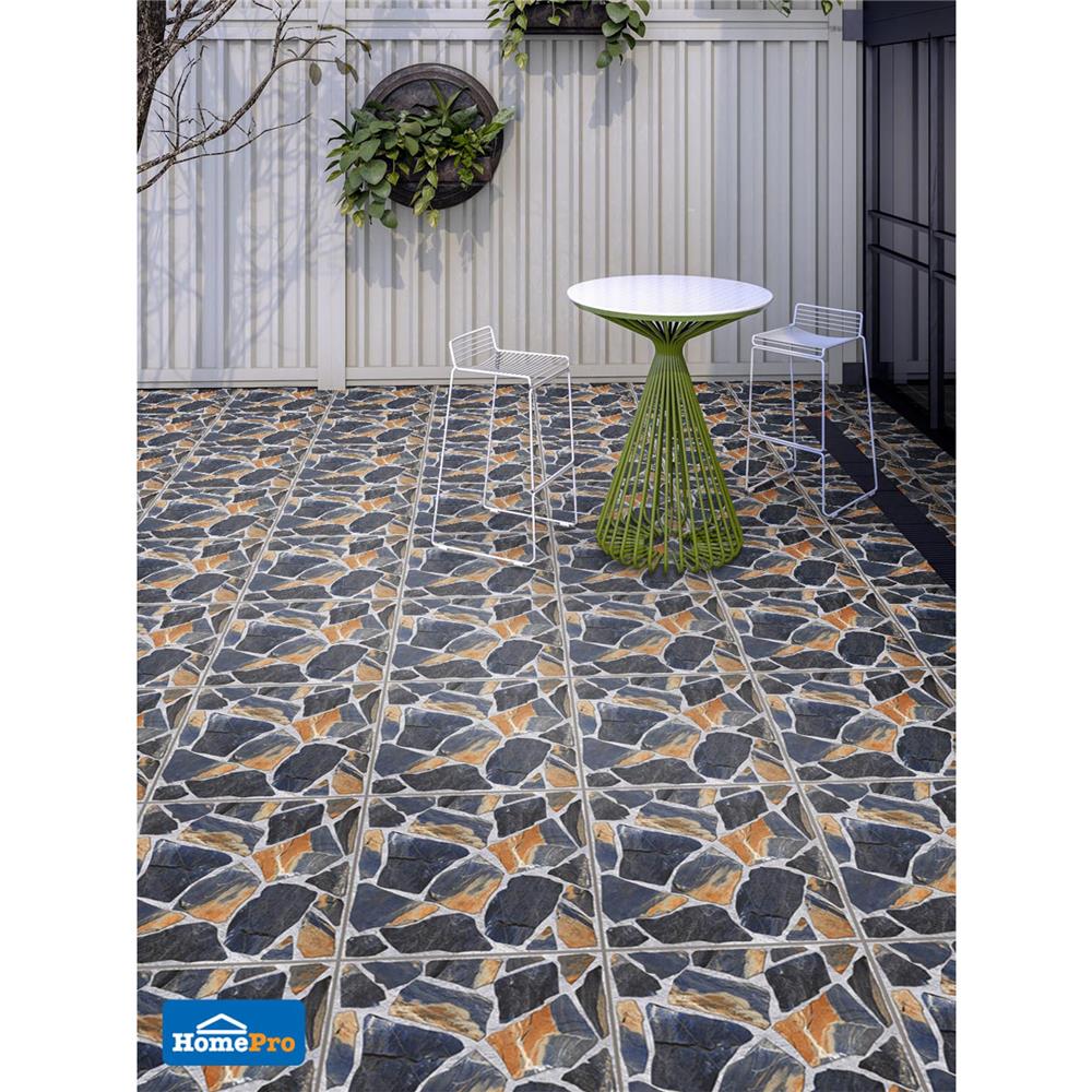 กระเบื้องพื้น 16x16 นิ้ว ภูผา กาเลราส สโตน มิกซ์ PM 0.96M2