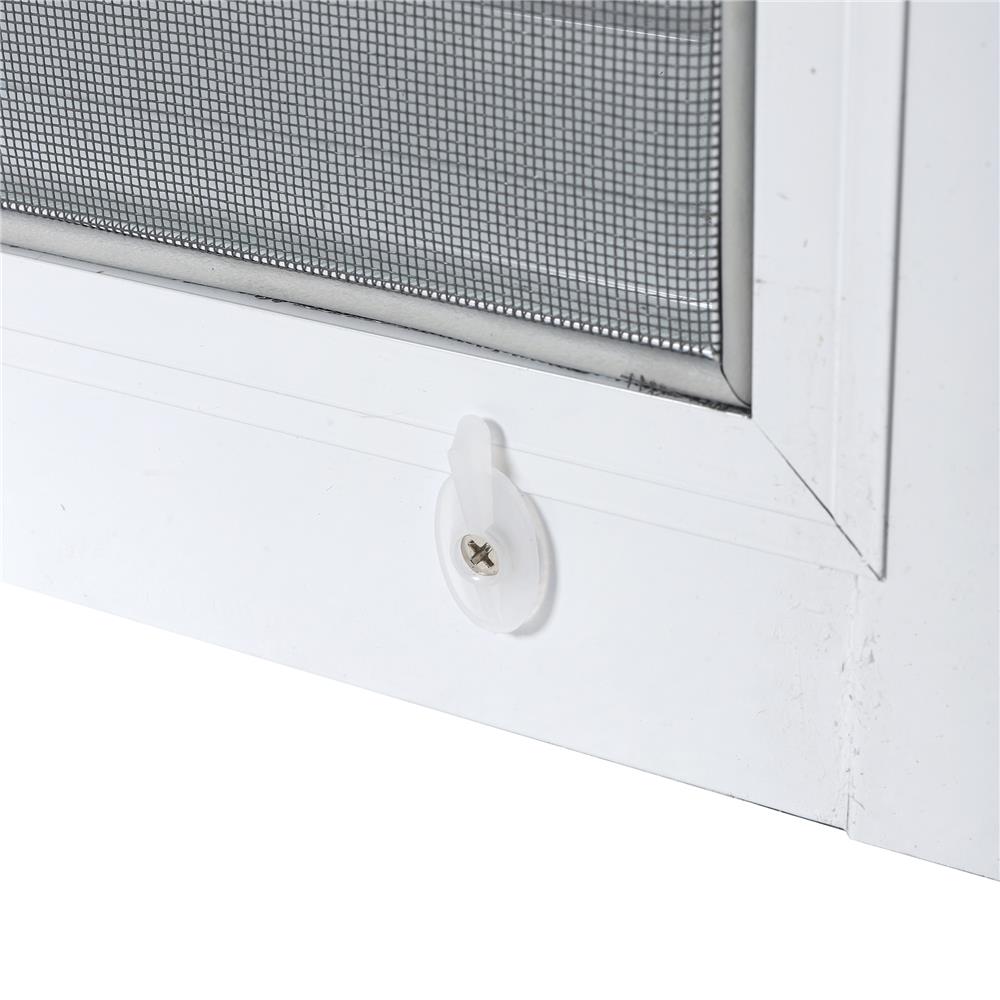 หน้าต่างบานเปิดกระทุ้ง อะลูมิเนียม มุ้ง AZLE 80X50 ซม. สีขาว