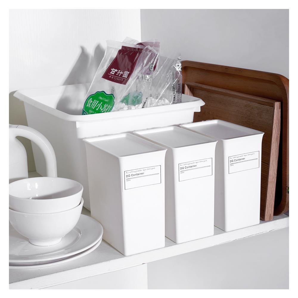 กล่องพลาสติกรีฟิล STACKO PURE 2.5 ลิตร 16.9x11.2x14.8 ซม. สีขาว