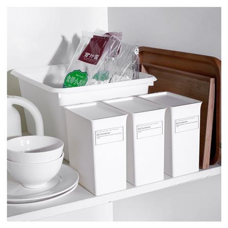 กล่องพลาสติกรีฟิล STACKO PURE 2.5 ลิตร 16.9x11.2x14.8 ซม. สีขาว_3