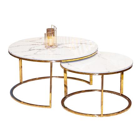 โต๊ะกลาง HS FURNITURE MALL DAKOTA สีขาว_0