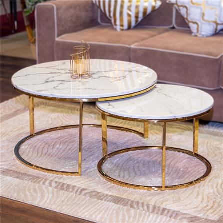 โต๊ะกลาง HS FURNITURE MALL DAKOTA สีขาว_3