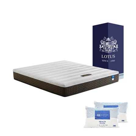 ที่นอน 6 ฟุต LOTUS SPRING FREE II พร้อมหมอนหนุน 2 ใบ