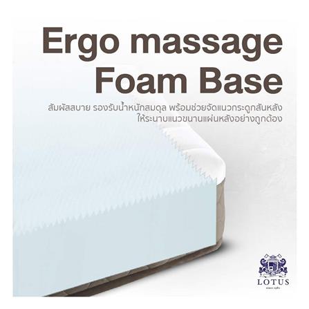 ที่นอน 6 ฟุต LOTUS SPRING FREE II พร้อมหมอนหนุน 2 ใบ_7