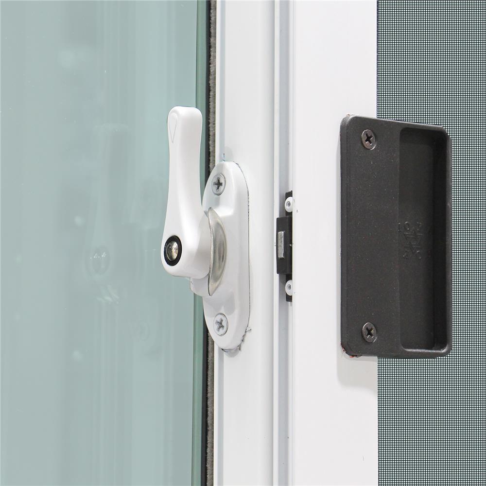 หน้าต่างบานเลื่อน อะลูมิเนียม S-S มุ้ง AZLE 120x110 ซม. สีขาว