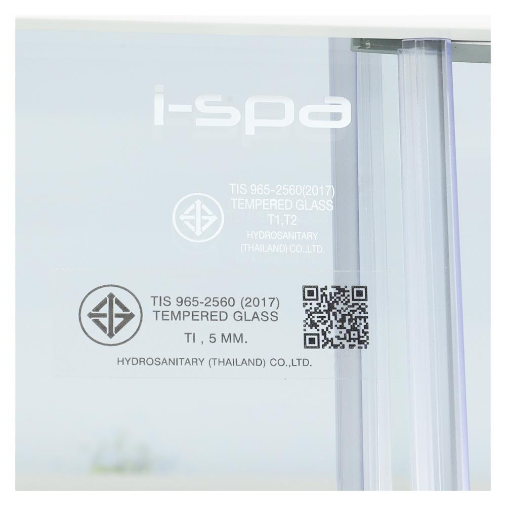 ฉากกั้นอาบน้ำสั่งตัด I-SPA 90-119 ซม.