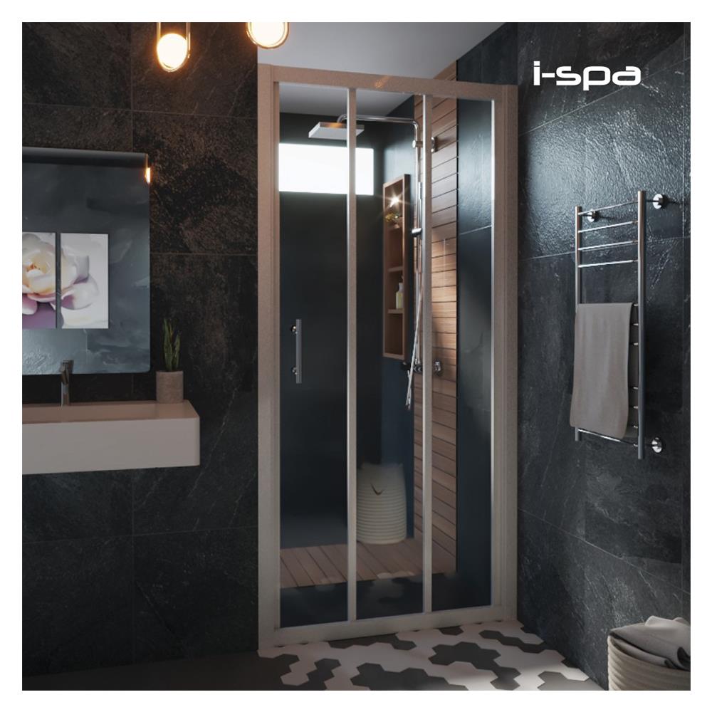 ฉากกั้นอาบน้ำสั่งตัด I-SPA 90-119 ซม.