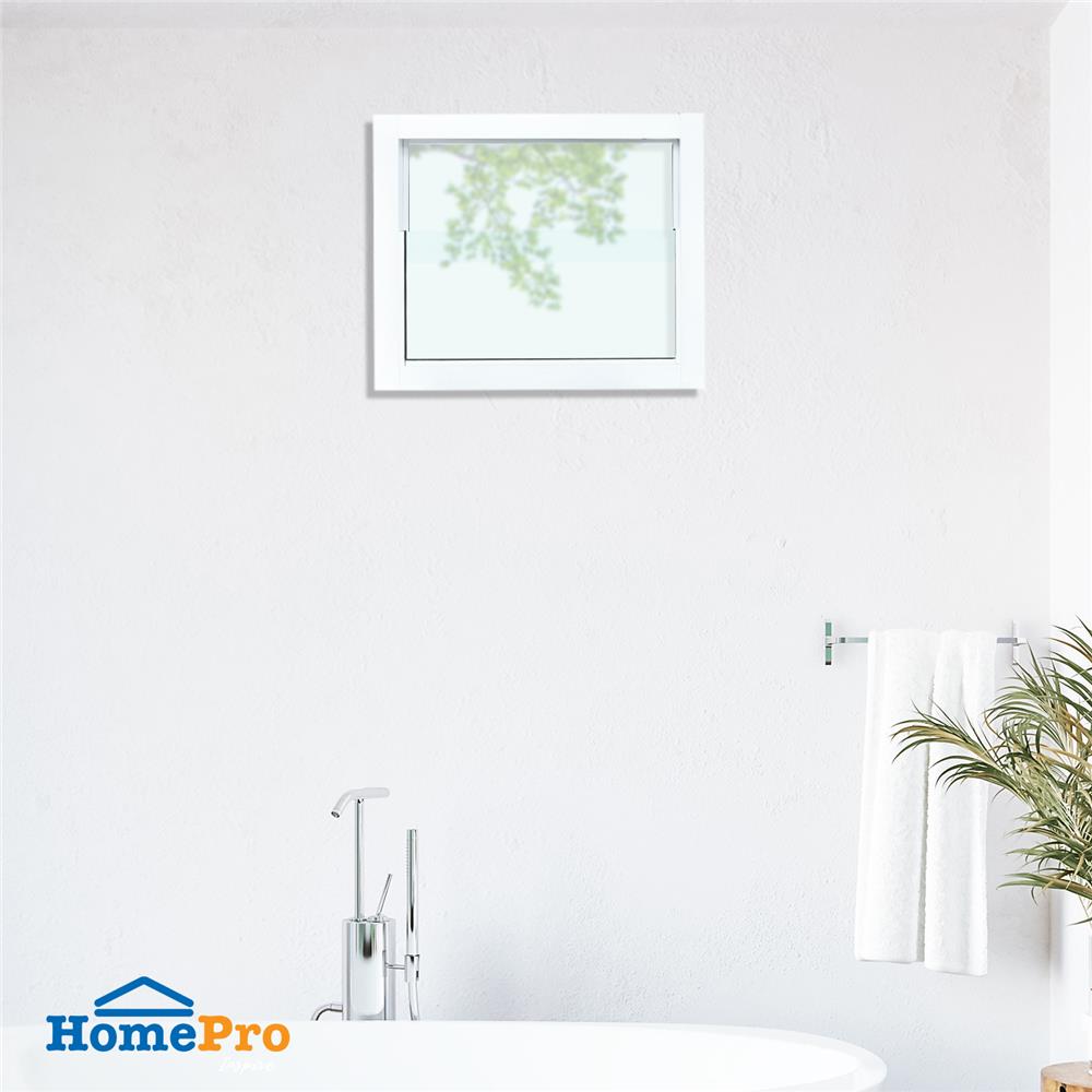 หน้าต่างกระจกซ้อน อะลูมิเนียม AZLE 60x50 ซม. สีขาว