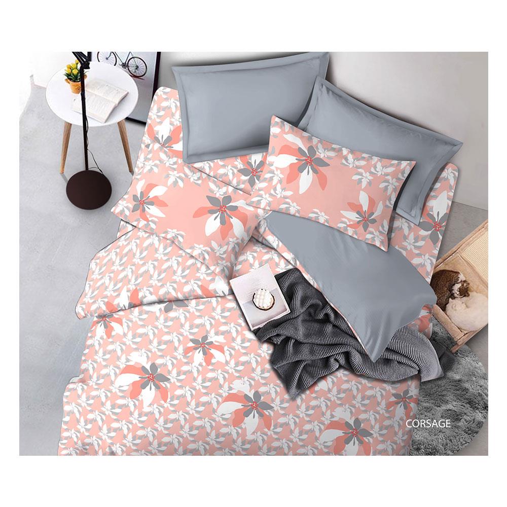 ชุดผ้าปูที่นอน 6 ฟุต 6 ชิ้น SANTAS CORSAGE สี OROSE