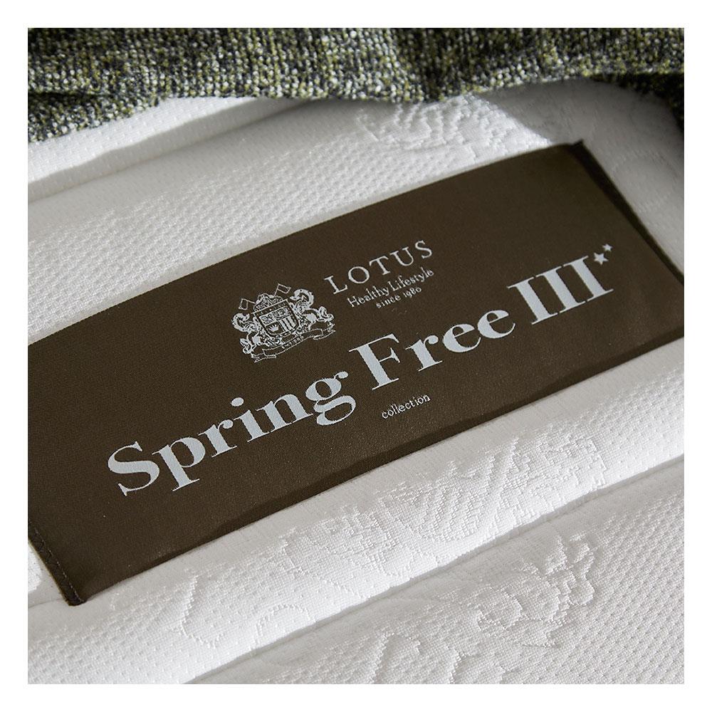 ที่นอน 6 ฟุต LOTUS SPRING FREE III พร้อมหมอนหนุน 2 ชิ้น