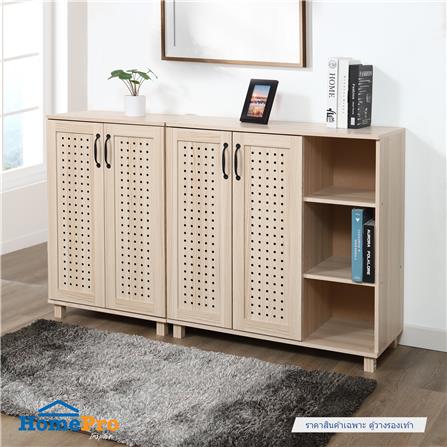 ตู้วางรองเท้า 10-15 คู่ FURDINI ZANE PSP-8217 60 ซม. สี PINE OAK_7