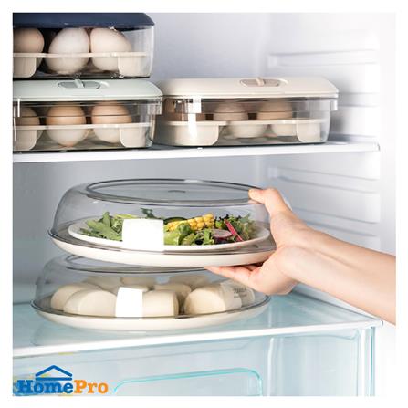 ชุดถาดเก็บอาหารพร้อมฝาครอบ ทรงเตี้ย KECH_2
