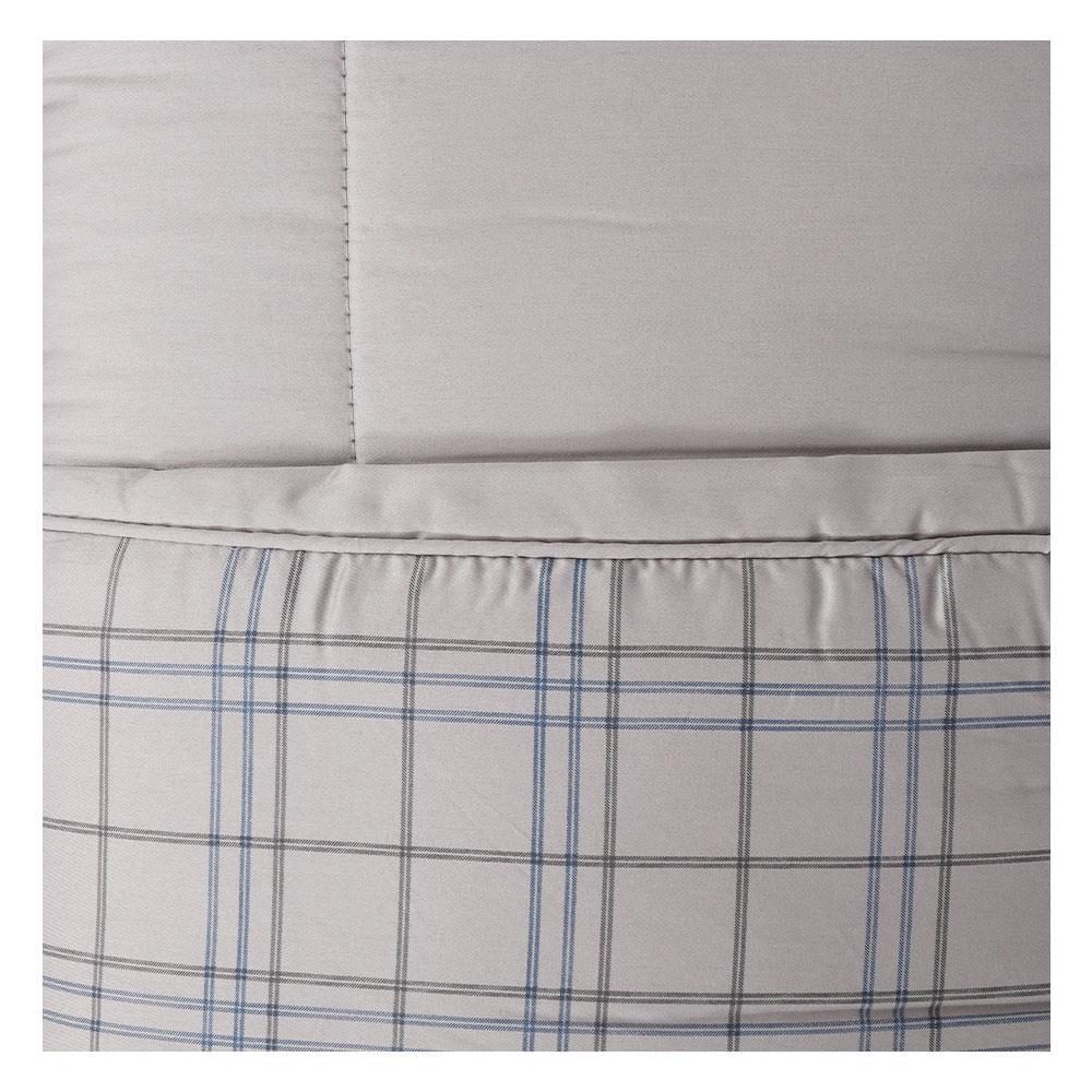 ชุดผ้าปูที่นอน 5 ฟุต (ชุด 5 ชิ้น) HOME LIVING STYLE TARTAN สีเทา