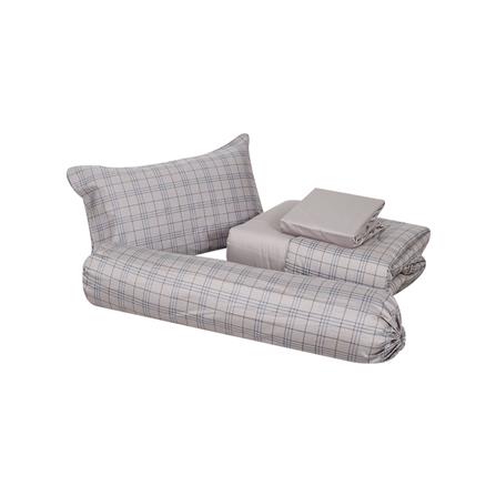 ชุดผ้าปูที่นอน 3.5 ฟุต (ชุด 4 ชิ้น) HOME LIVING STYLE TARTAN สีเทา_2