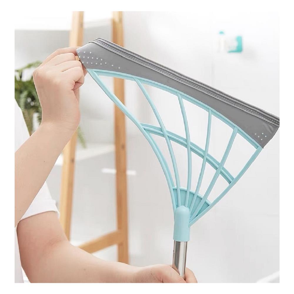 ไม้กวาดอเนกประสงค์ด้ามยาว ACCO MAGIC สีฟ้า