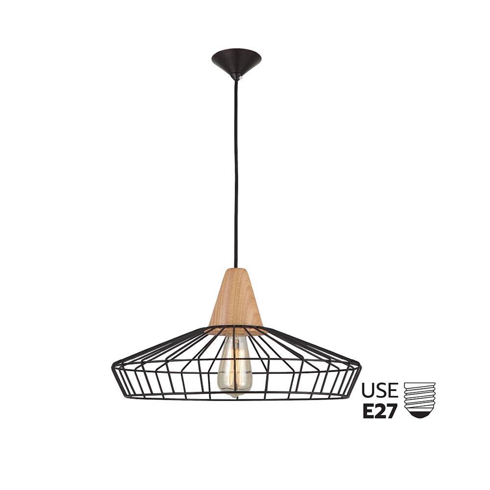 ไฟช่อ BEC MD171034 สีดำ 1 หัว