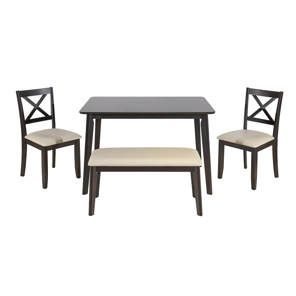 ชุดโต๊ะอาหาร 4 ที่นั่ง FURDINI HELEN สีเวงเก้