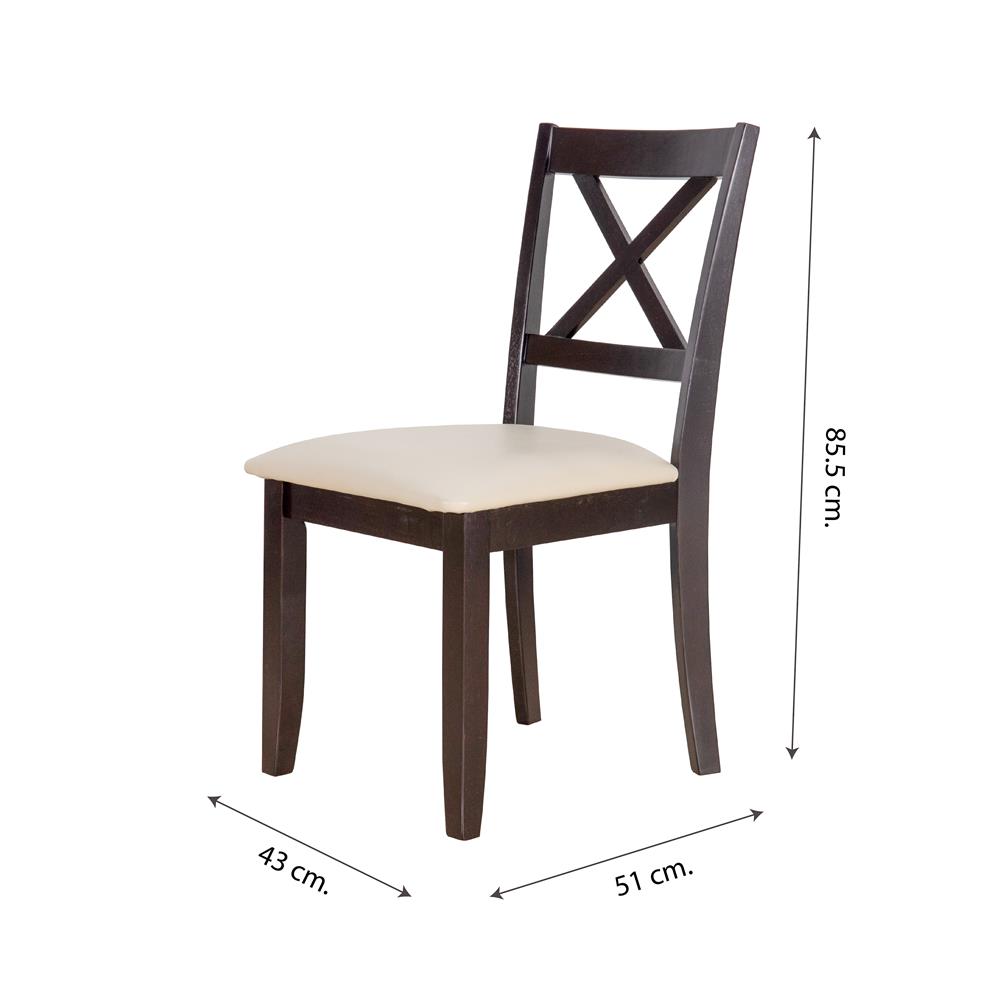 ชุดโต๊ะอาหาร 4 ที่นั่ง FURDINI HELEN สีเวงเก้