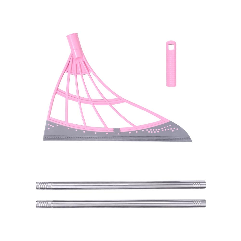 ไม้กวาดอเนกประสงค์ด้ามยาว ACCO MAGIC สีชมพู