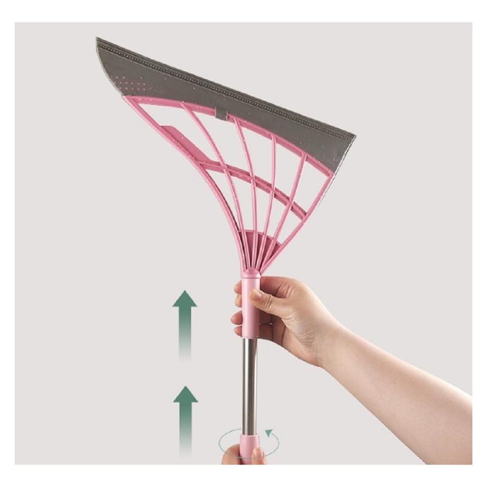 ไม้กวาดอเนกประสงค์ด้ามยาว ACCO MAGIC สีชมพู