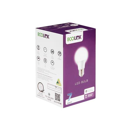 หลอด LED ECOLINK A60 7 วัตต์ DAYLIGHT E27_2