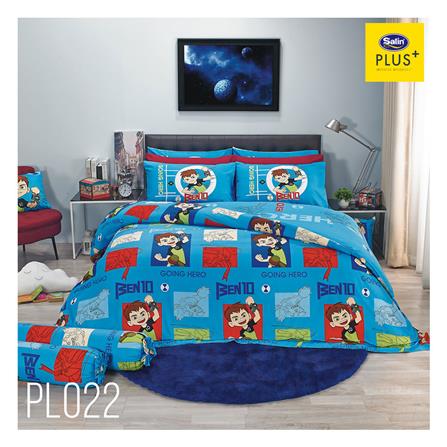 ชุดผ้าปูที่นอน 6 ฟุต 6 ชิ้น SATIN PLUS BENTEN PL022_0