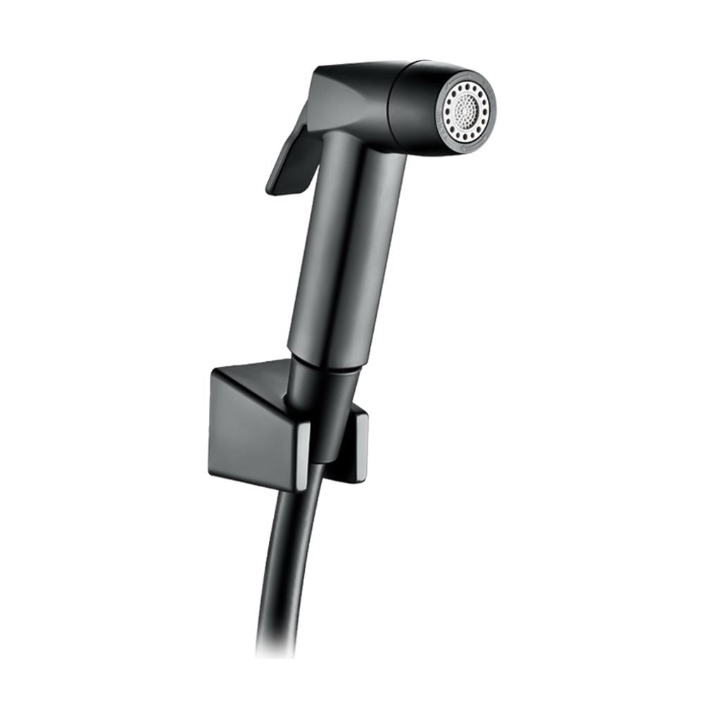 สายฉีดชำระครบชุด HANG SS-12MB สีโครมดำ