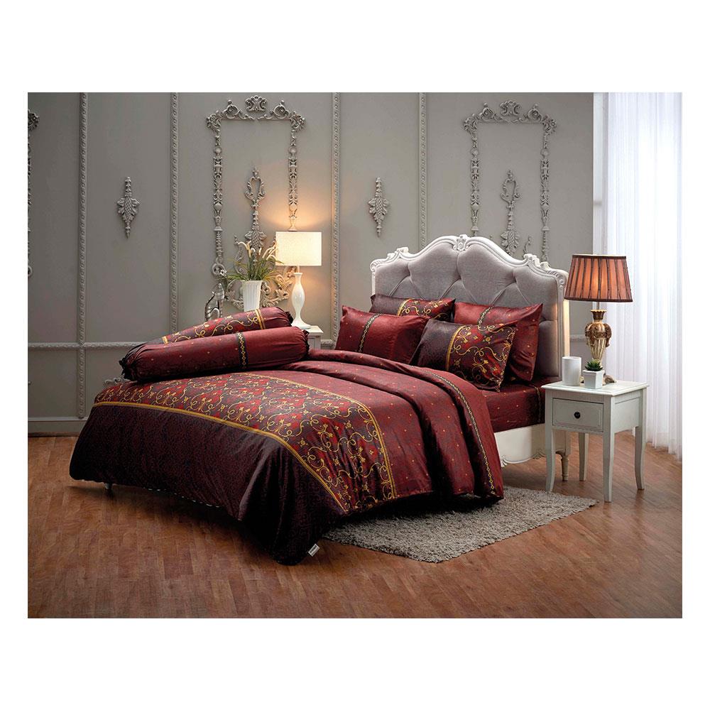 ชุดผ้าปูที่นอน 5 ฟุต 6 ชิ้น JESSICA COTTON PRINT 22019-C1054