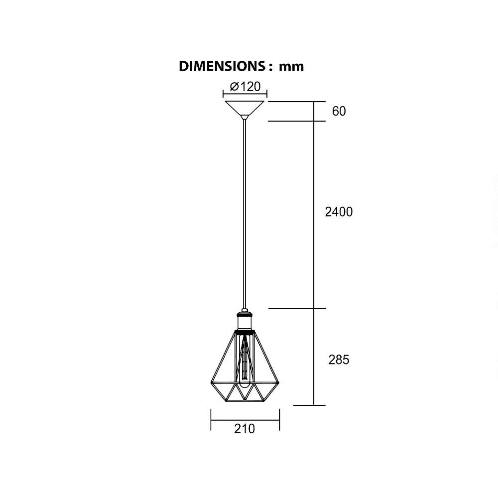 ไฟช่อ BEC MD171042-B สีทอง 1 หัว