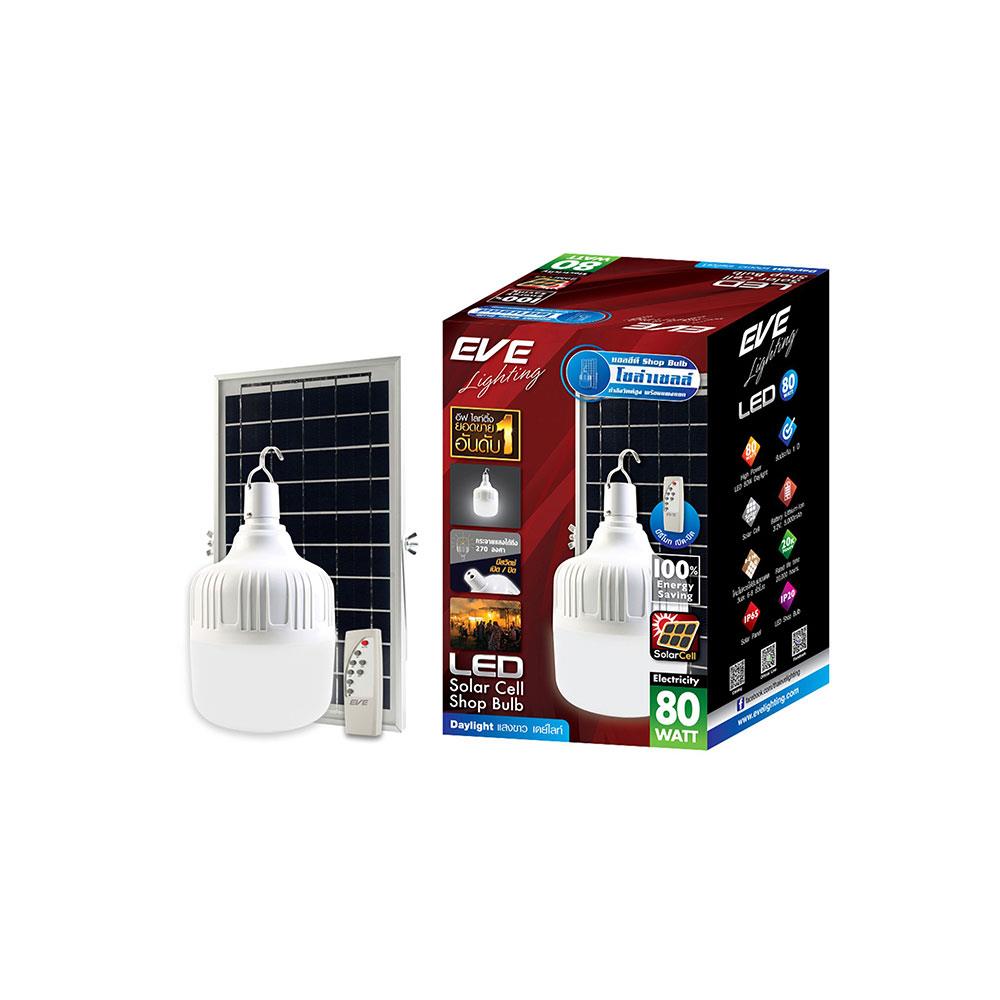 ไฟจัดสวน SOLAR EVE 595699 80 วัตต์ DAYLIGHT สีขาว