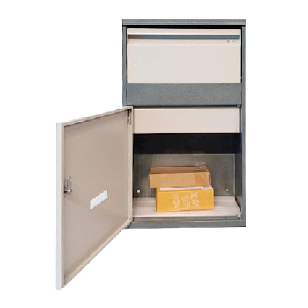 ตู้จดหมาย NL HOME เหล็ก สีเทา