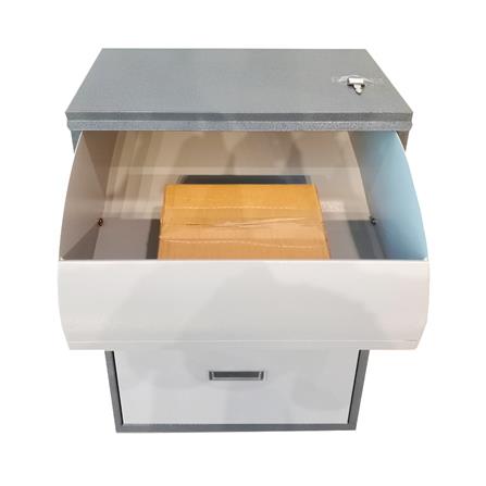 ตู้จดหมาย NL HOME เหล็ก สีเทา_2