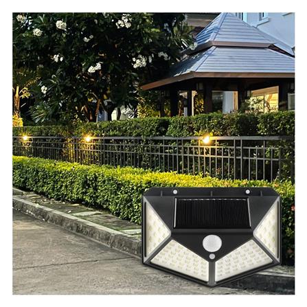 ไฟผนังภายนอก SOLAR LUMAX 58-00313 10 วัตต์ WARMWHITE สีดำ_5