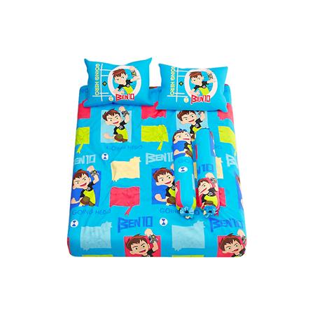 ชุดผ้าปูที่นอน 5 ฟุต 5 ชิ้น SATIN PLUS BENTEN PL022_2