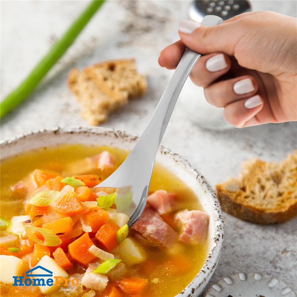 ช้อนซุปสเตนเลส 304 KECH แพ็ก 2 ชิ้น