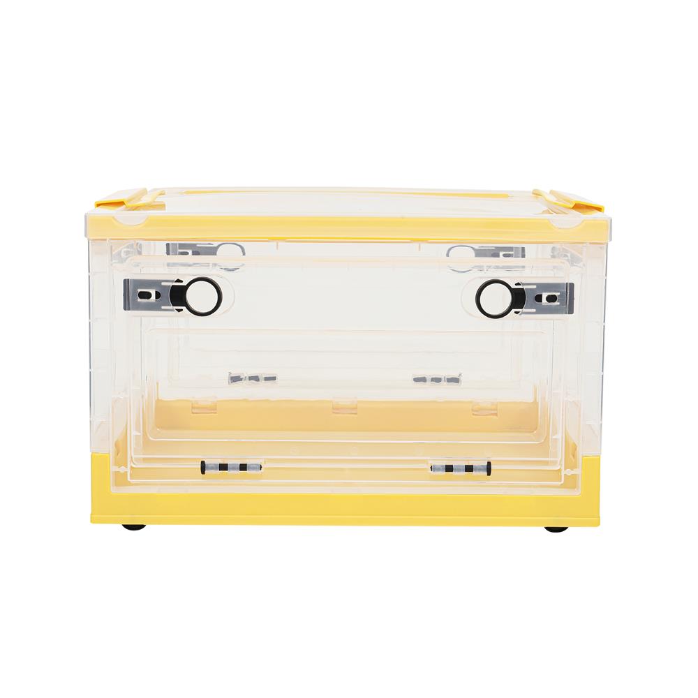 กล่องเก็บของพับได้ STACKO I NE 40.5x30x24 ซม. สีเหลือง/ใส