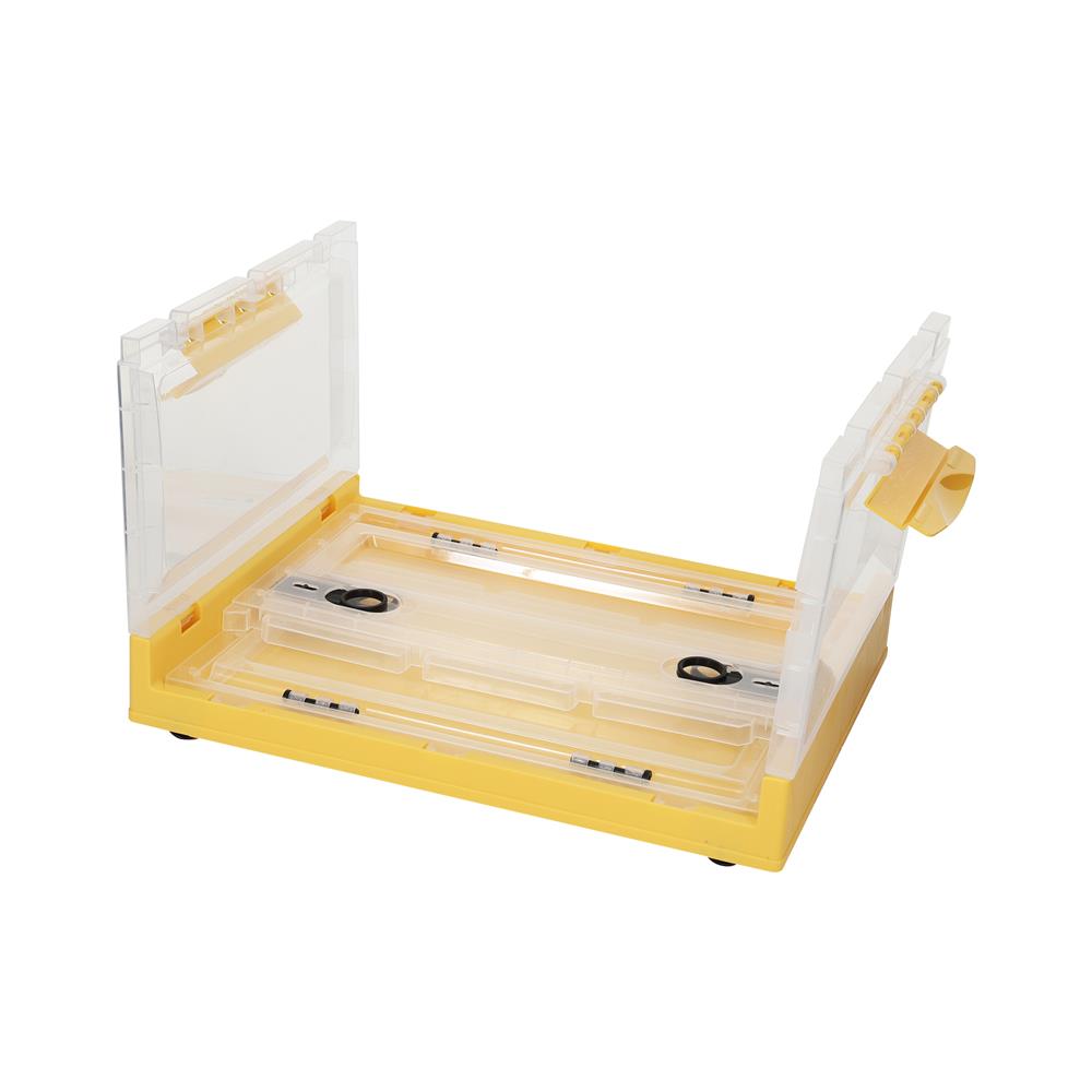 กล่องเก็บของพับได้ STACKO I NE 40.5x30x24 ซม. สีเหลือง/ใส