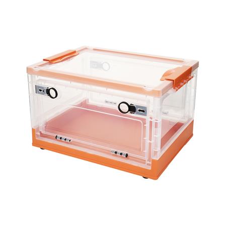 กล่องเก็บของพับได้ STACKO I NE 40.5x30x24 ซม. สีส้ม/ใส_0