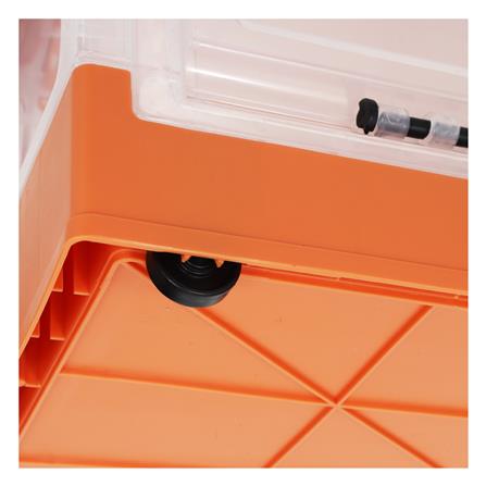 กล่องเก็บของพับได้ STACKO I NE 40.5x30x24 ซม. สีส้ม/ใส_6