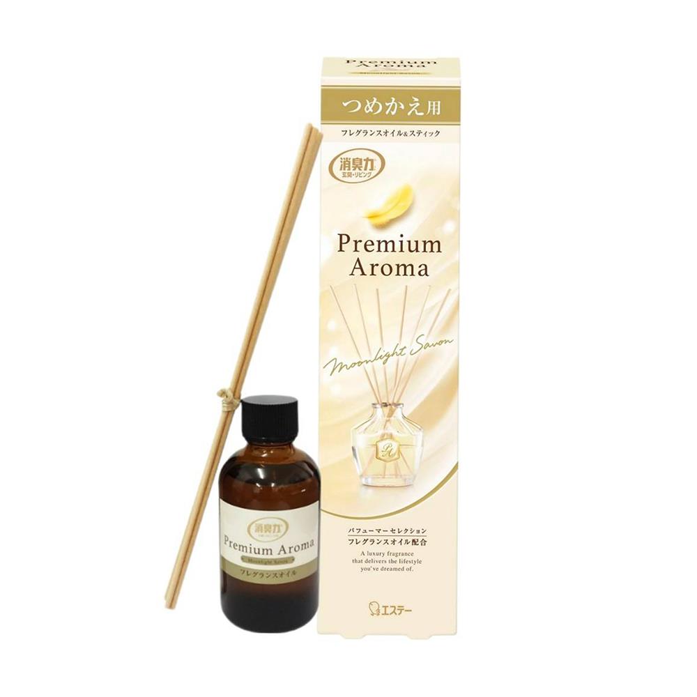 รีฟิลน้ำหอมปรับอากาศ SHALDAN PREMIUM AROMA 50 มล. MOONLIGHT SAVON