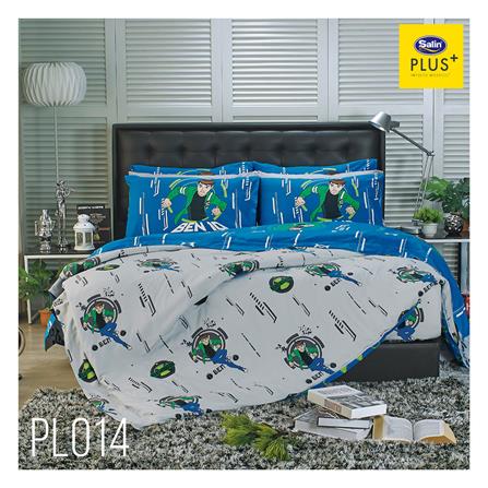 ชุดผ้าปูที่นอน 5 ฟุต 5 ชิ้น SATIN PLUS BENTEN PL014