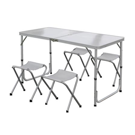 ชุดสนามปิกนิก 4 ที่นั่ง NL HOME สีเทา